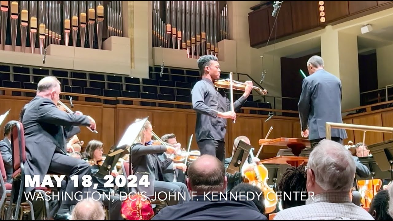 Randall Goosby plays Mendelssohn’s Violin Concerto, May 2024