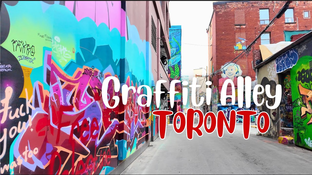 📍🇨🇦 4K Toronto's Graffiti Alley Walk | Toronto, Canada |2025
