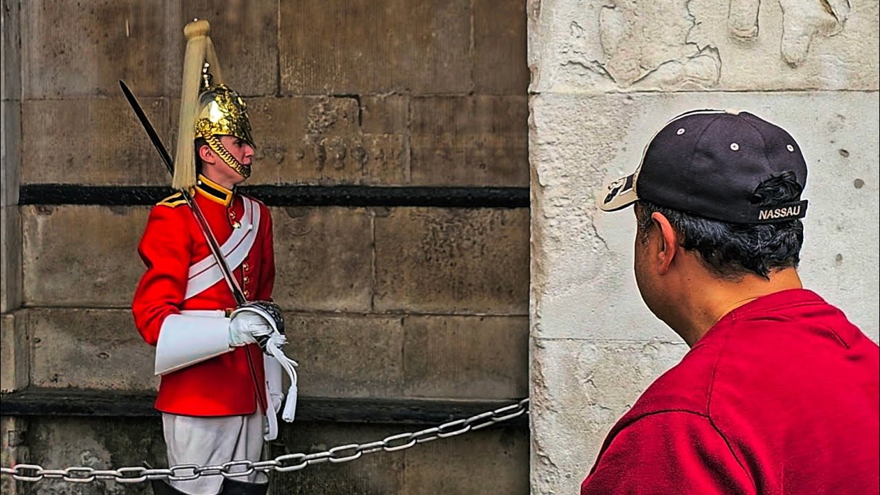 THE GUARD WARNED THEM! TOURON INVASION ON BANK HOLIDAY MONDAY at Horse Guards!
