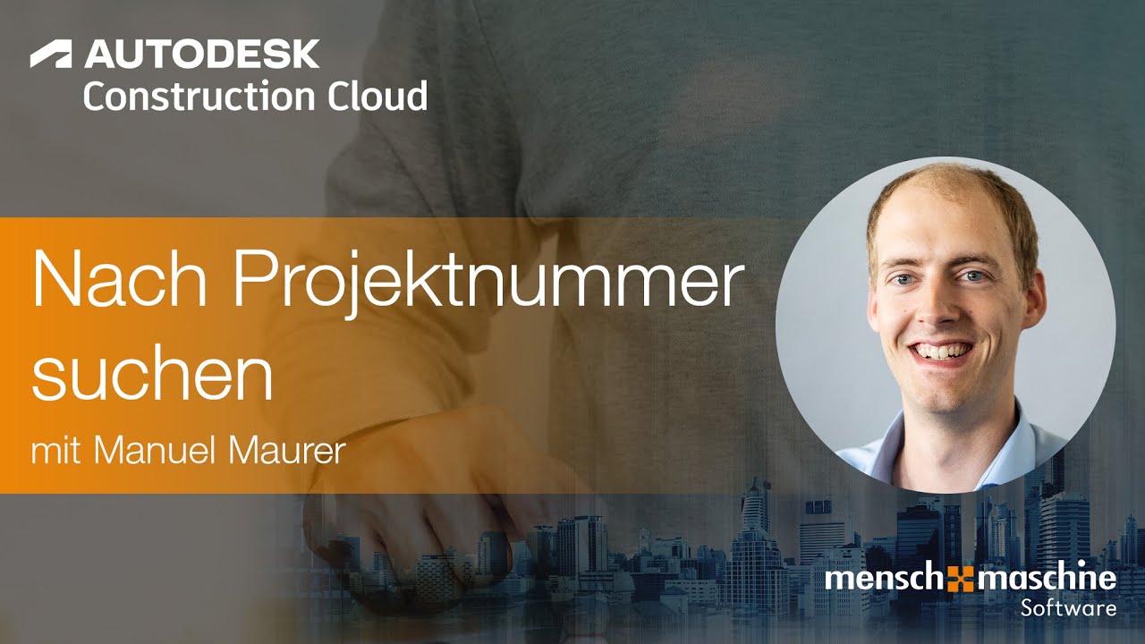 Nach Projektnummer suchen - ACC Anwendung