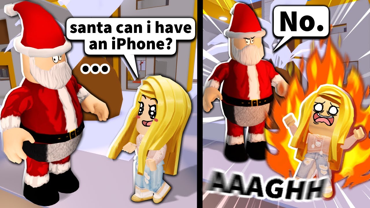 I used Roblox admin to be Santa... but gifted people death