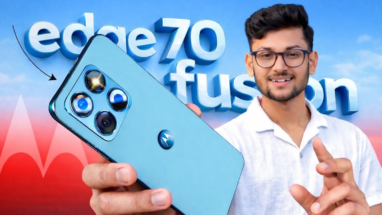 Motorola Edge 70 Fusion Unboxing & First Look ✨️. 7000mAh 🔋, 144Hz, SD 7s Gen 4 @ *24,999*!