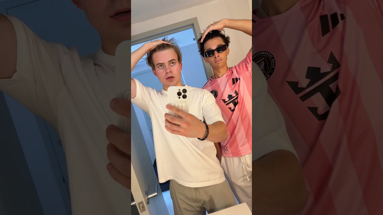 Are we the big forehead duo?!