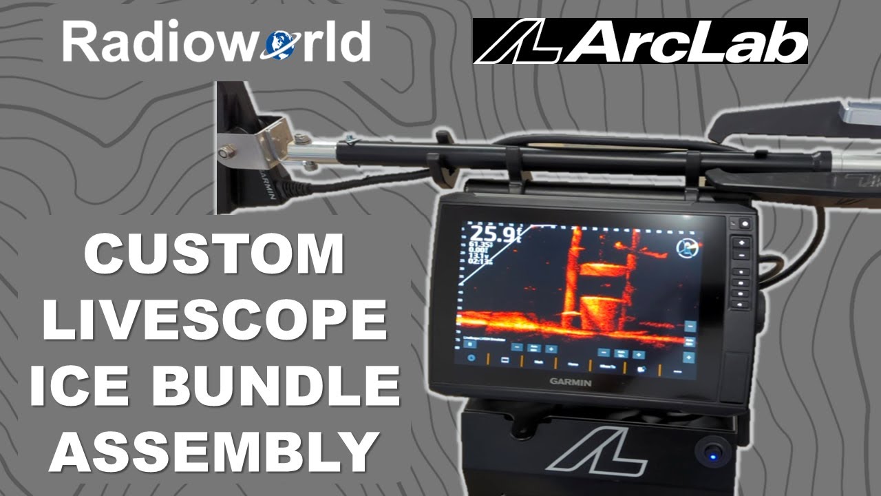 Arclab Ice Shuttle Full Assembly for Garmin Livescope