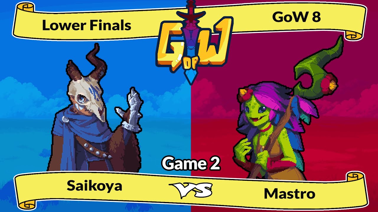 GoW8 - Saikoya (Valder) vs Mastro (Nuru) - Losers Finals G2