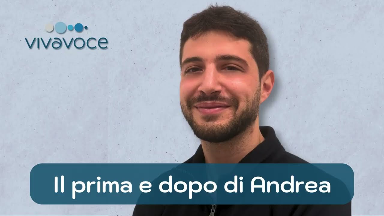 Superare la balbuzie: prima e dopo di Andrea - Tutor in Vivavoce