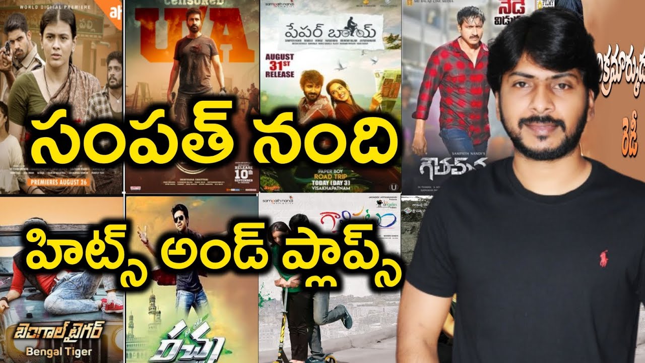 Director Sampath Nandi Hits and Flops | All Movies List | Upto 2022
