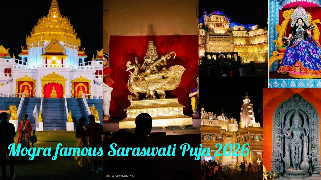 2026 mogra famous Saraswati Puja(natural@ ujjaldas9088)