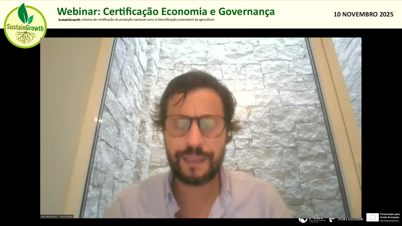 Webinar SustainGrowth: Certificação Economia e Governança