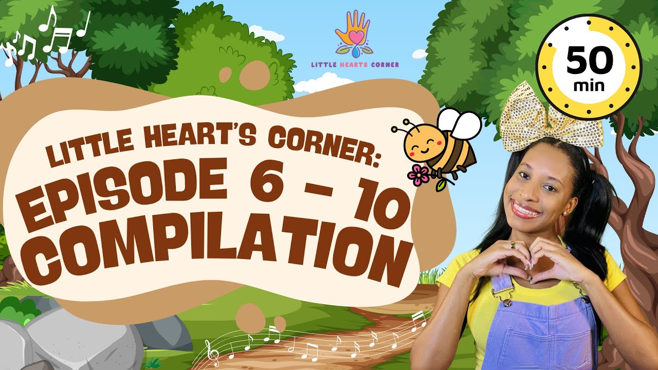 50 Minutes of Fun & Faith! | Little Hearts Corner Episodes 5–10 Compilation for Kids