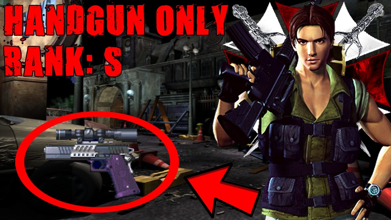 Resident Evil 3 The Mercenaries Carlos Handgun Only