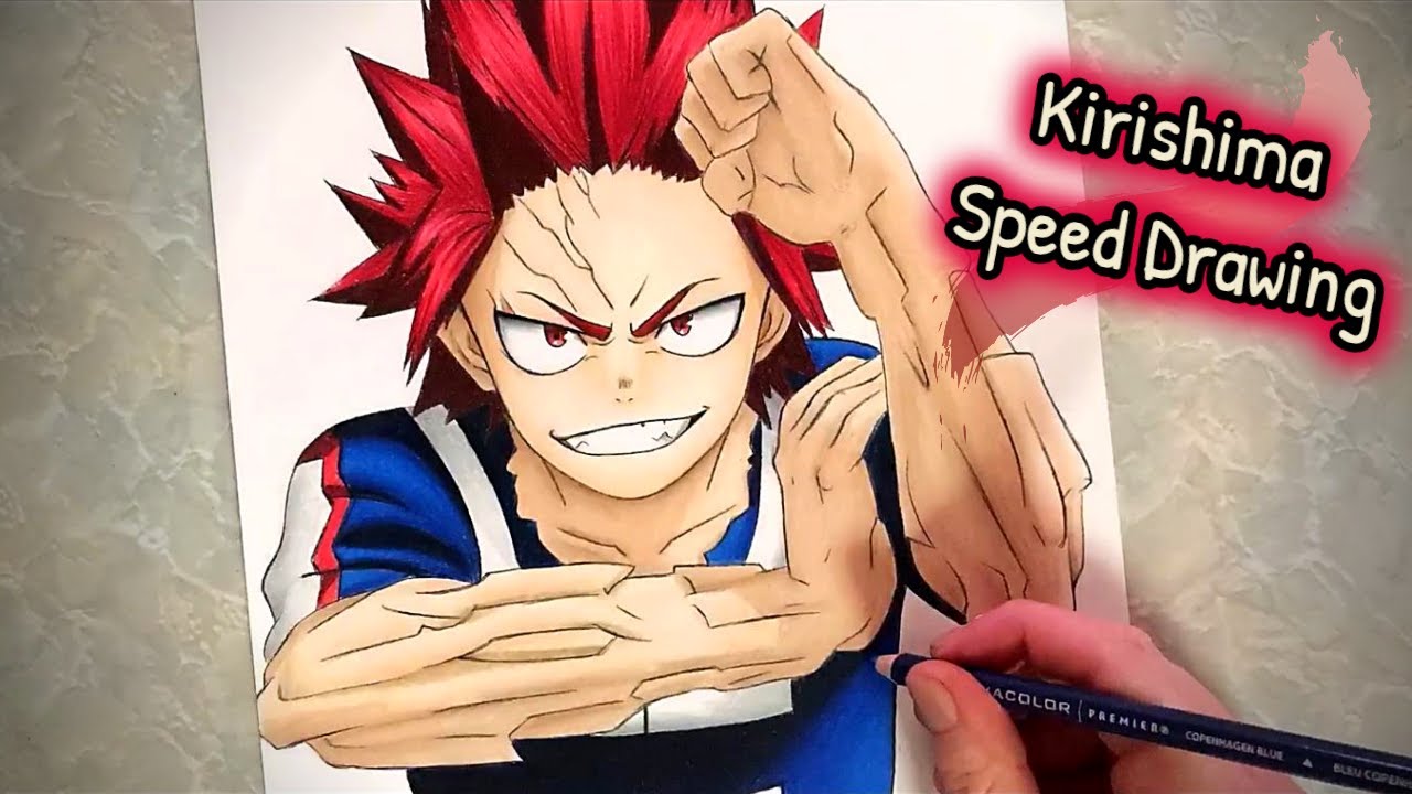 Eijirou Kirishima Speed Drawing (My Hero Academia)