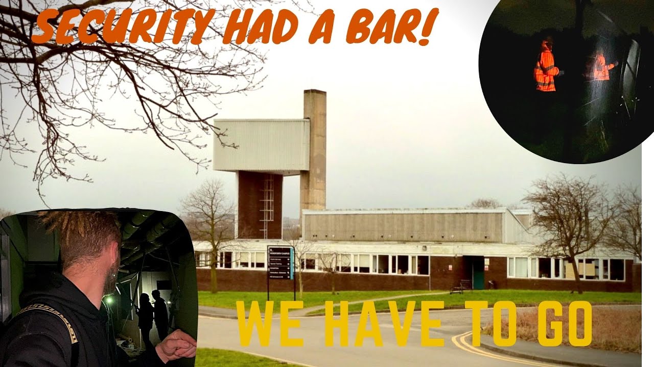 COLLEGE SECURITY CHASE (GHOSTS OF BRITAN & SHERMAN&NURBEX) | ABANDONED PLACES UK 🇬🇧