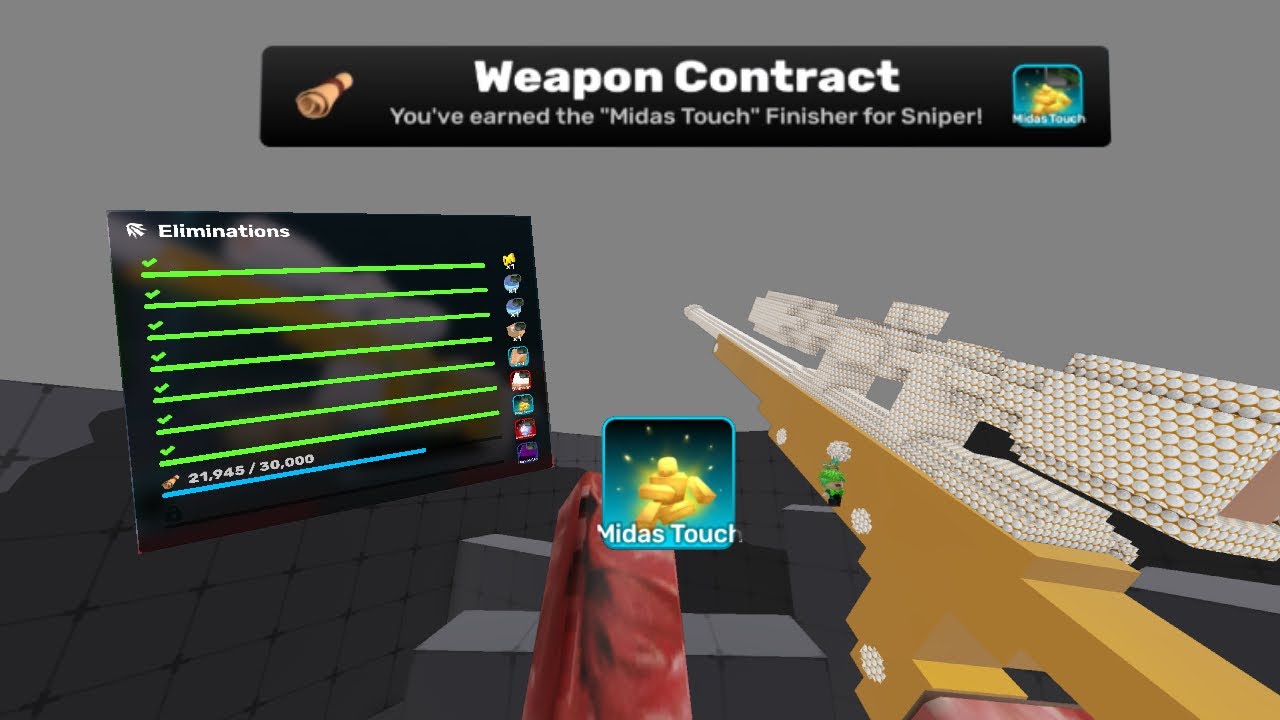 Я открыл MIDAS TOUCH на Sniper в Roblox Rivals