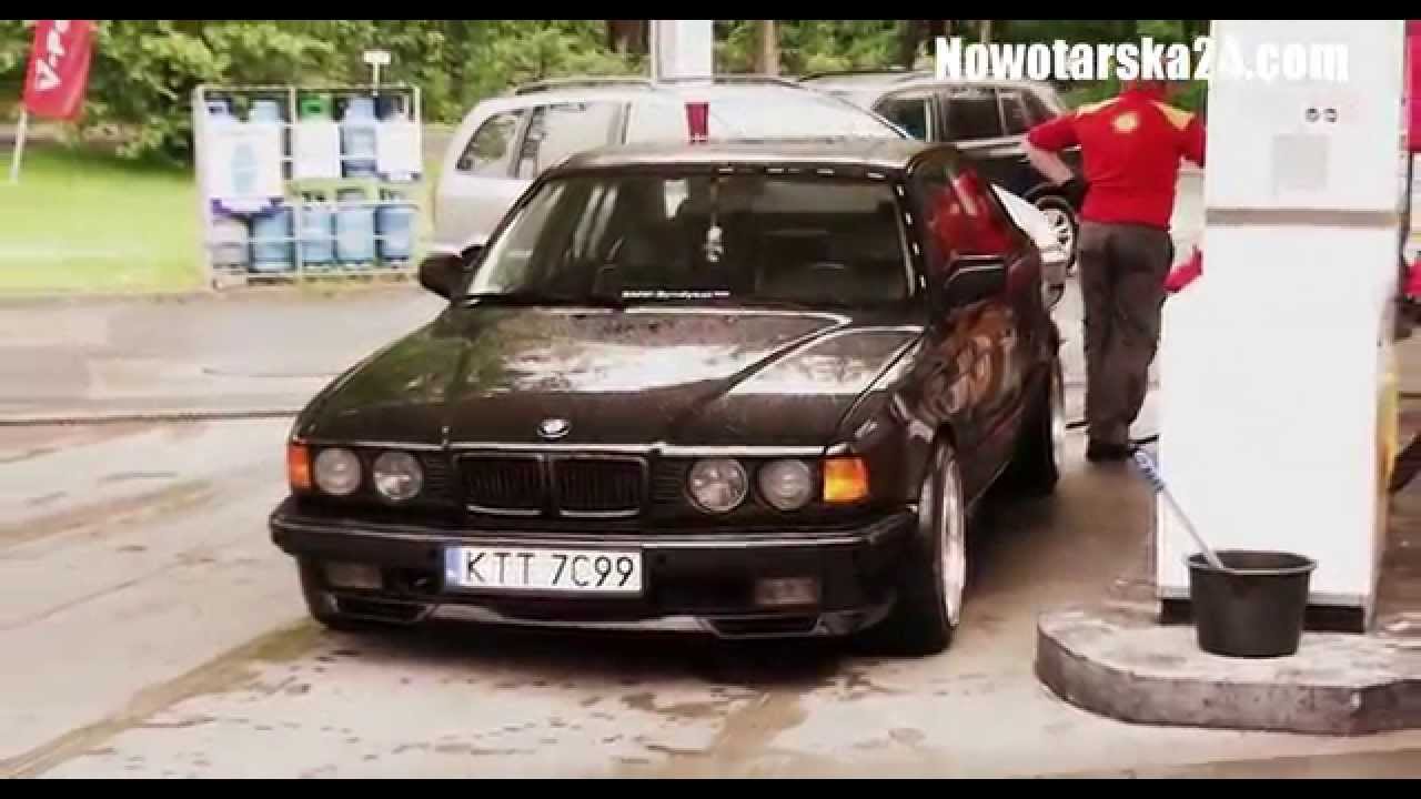 BMW e32 730i V8 ac schnitzer wheels Maciej Wnuk Paweł Gawroński 28.06.2015 Zakopane Nowotarska24.com