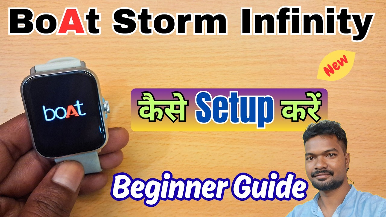 Boat Storm Infinity Smartwatch Connect To Phone | How To Connect Boat Storm Infinity Smartwatch