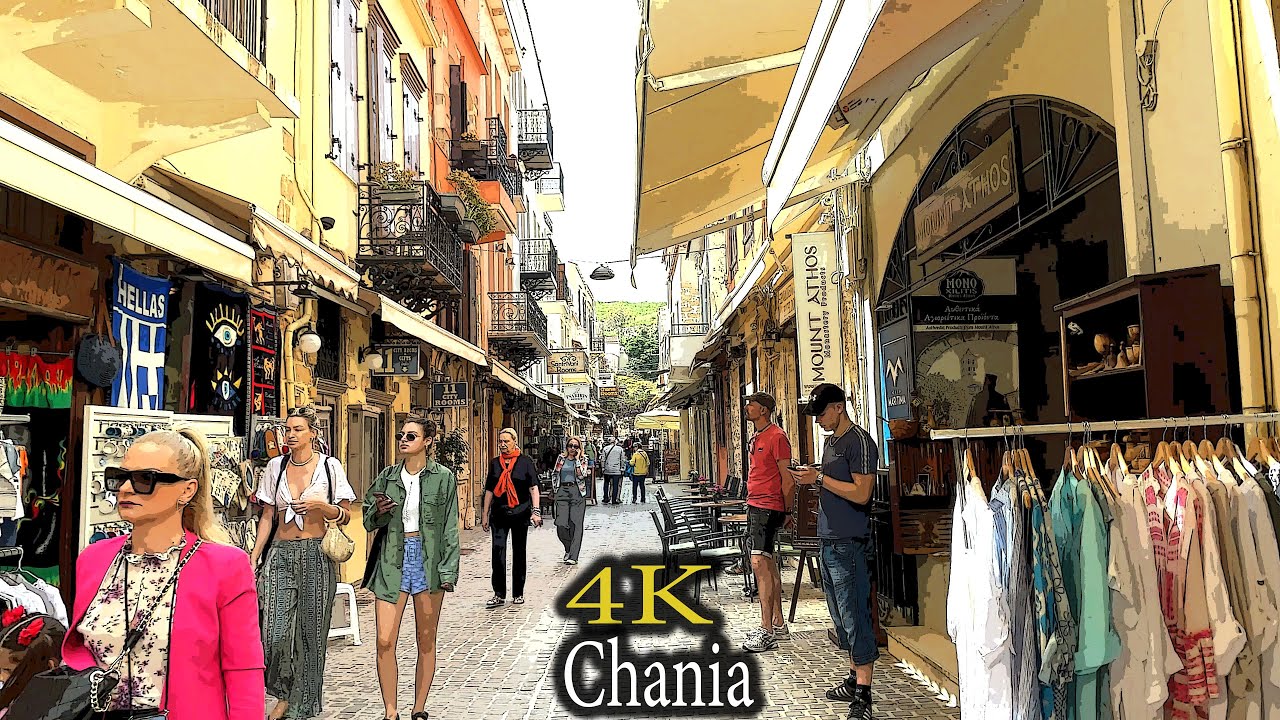 The Hidden Secrets of Chania Town 🤫 | 4K Walking Tour Through Crete&rsquo;s Best-Kept Gems