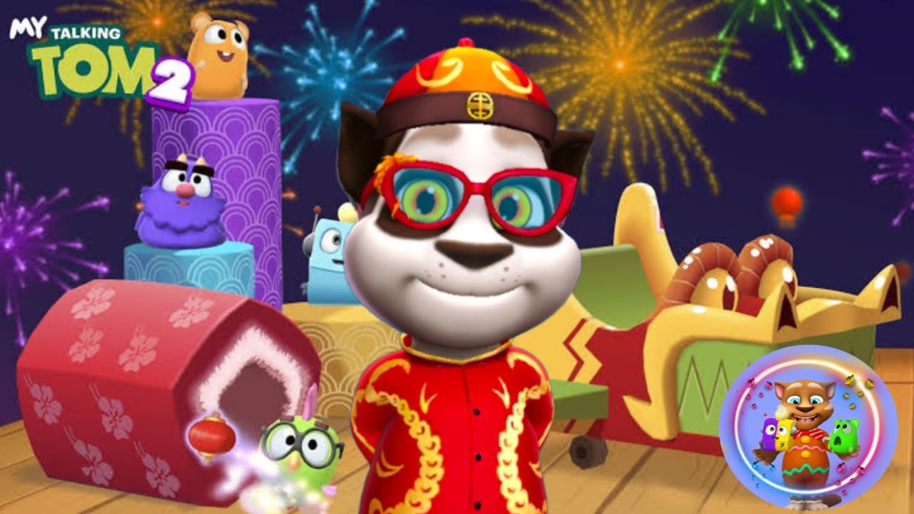 NEW UPDATE🎉 Lucky Panda Tom 💃🎉My talking Tom 2 Gameplay