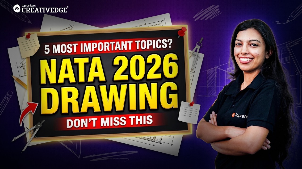 NATA 2026 Drawing Preparation | 5 Most Important Topics You Must Not Miss