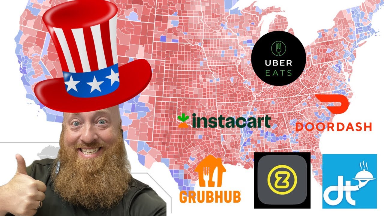 Delivering Election Day Live Ridealong: Zifty DeliverThat Doordash Ubereats Instacart