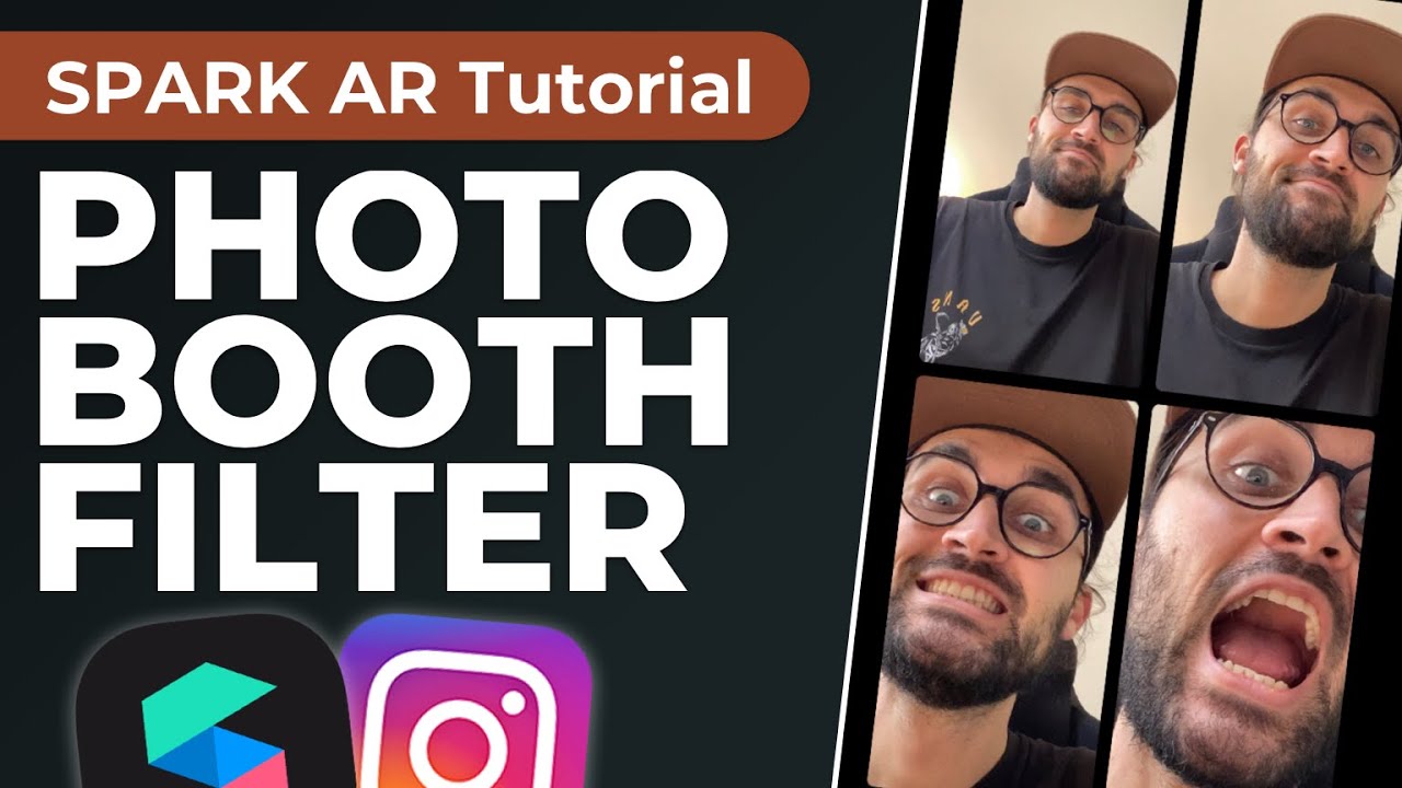 Photo Booth Filter! 📸 | Spark AR Studio Tutorial - Create your own Instagram Filter