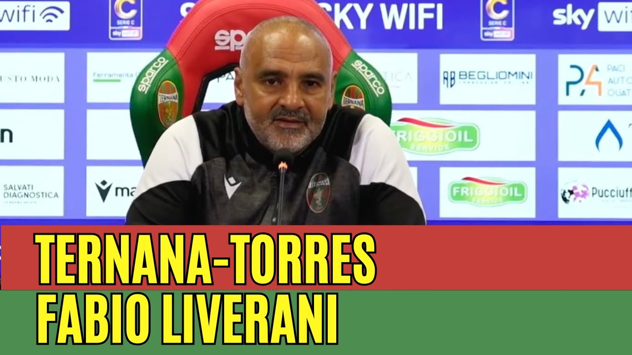 🎙️ La conferenza stampa di #FabioLiverani pre #TernanaTorres