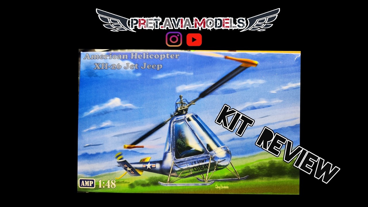 Kit review: AMP XH-26 Jet Jeep Helicopter 1:48 scale