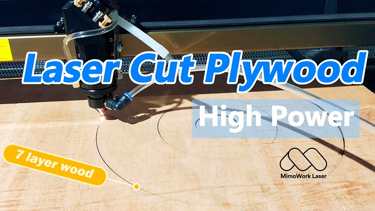 How to Cut Thick Plywood | CO2 Laser Machine