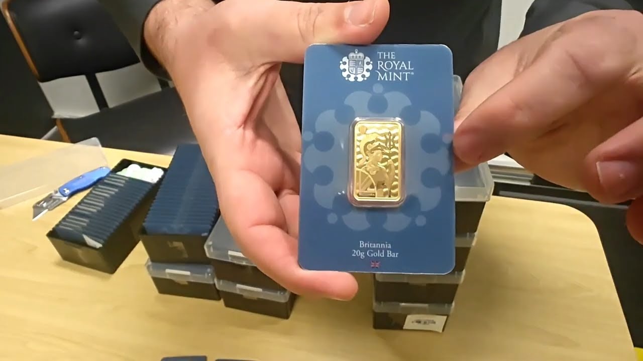 UNBOXING Britannia MINTED Gold Bars!
