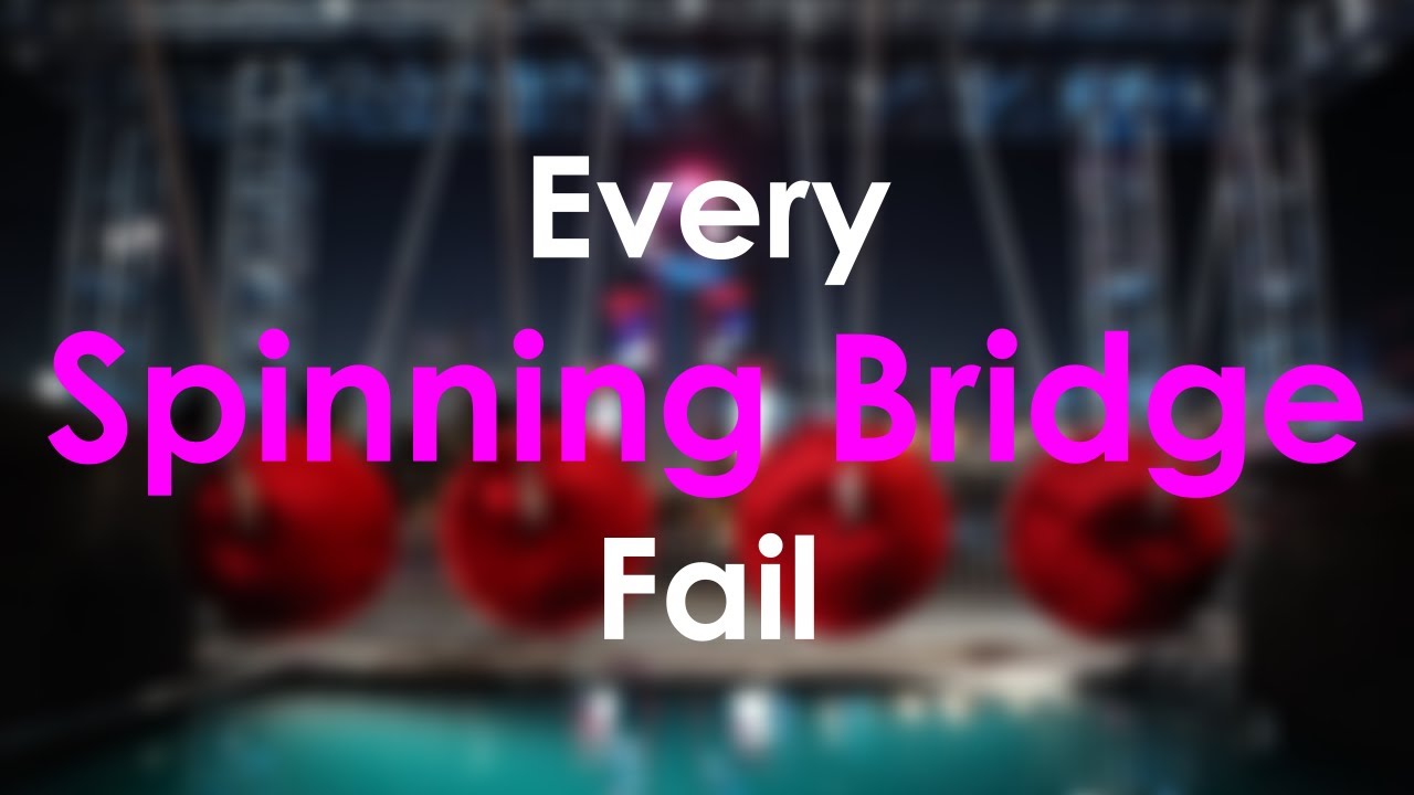 Every Spinning Bridge Fail on American Ninja Warrior