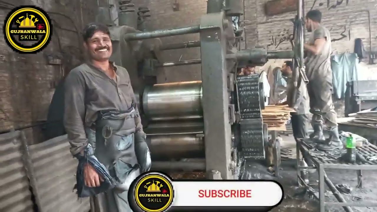 how to make brass sheet manufacturing making process amazing skill