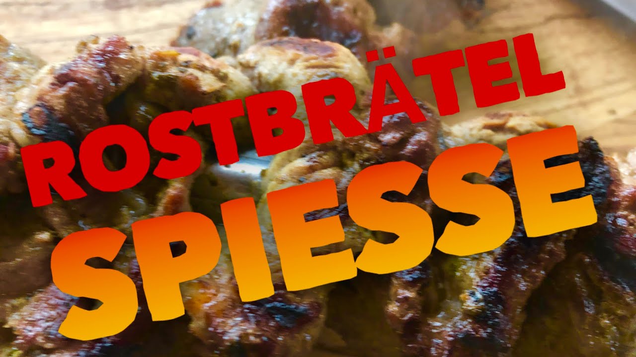 Th&uuml;ringer SCHASCHLIK - ROSTBR&Auml;TEL Spie&szlig;e vom Grill --- Klaus grillt