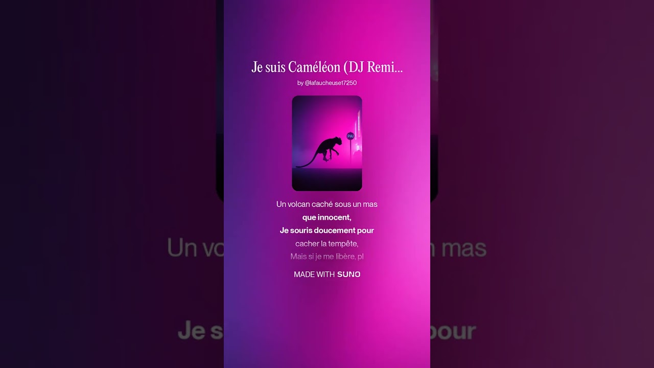 Je suis Caméléon DJ Remix Bass