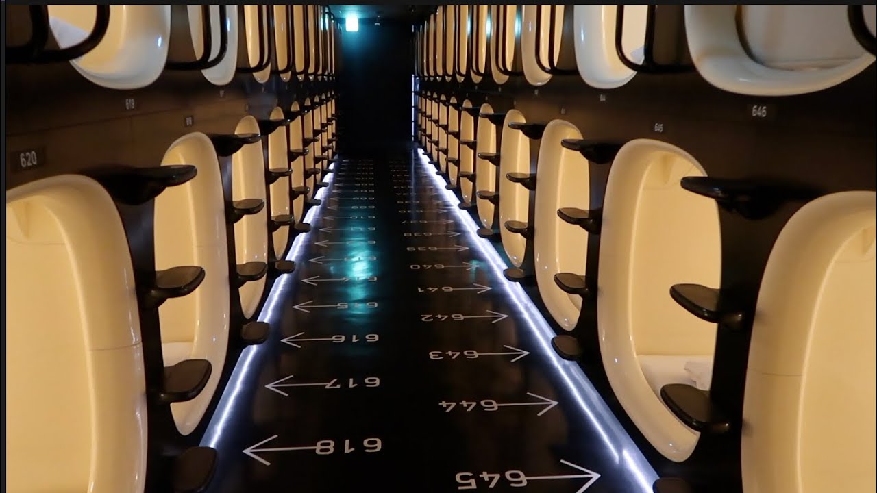 TOKYO CAPSULE HOTEL TOUR
