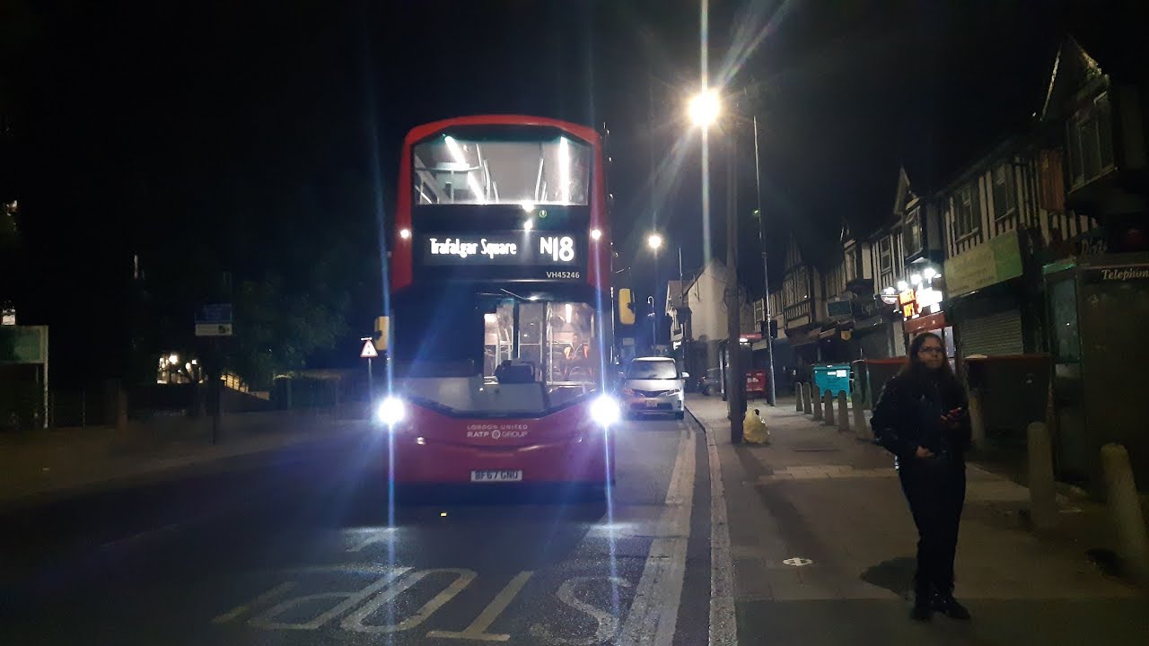 Shabby FRV - TFL Bus Route N18: Harrow Weald - Trafalgar Square | Volvo B5HL / Gemini 3 - LU RATP!!!
