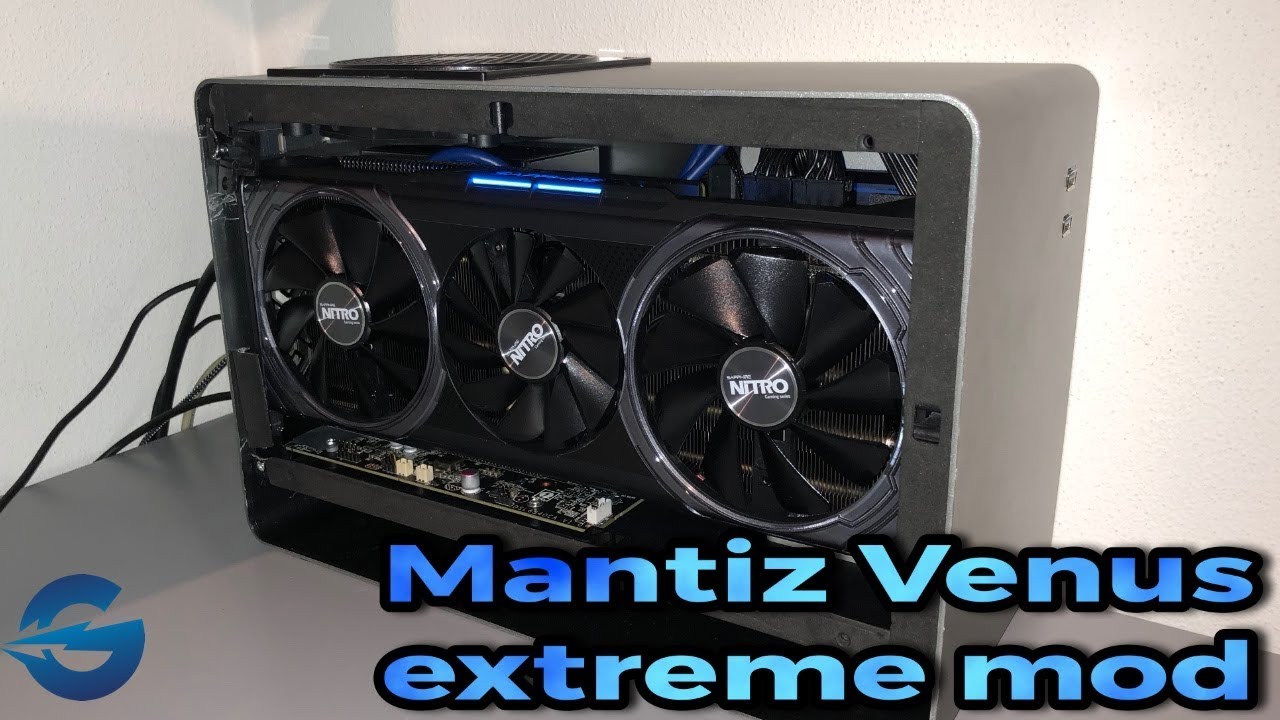 eGPU.it - Mantiz Venus extreme mod: Sapphire Nitro+ RX Vega 64