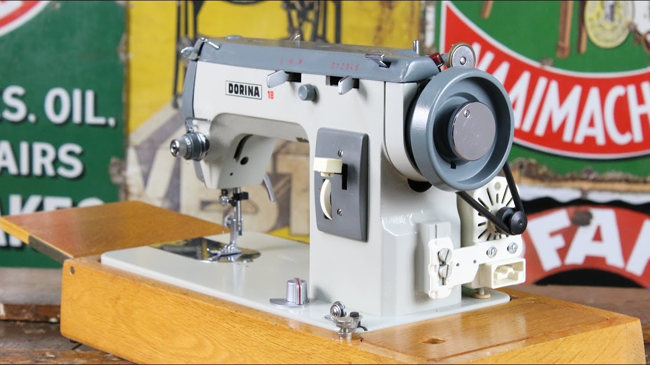 Demonstrating the Pfaff Heavy Duty Sewing Machine