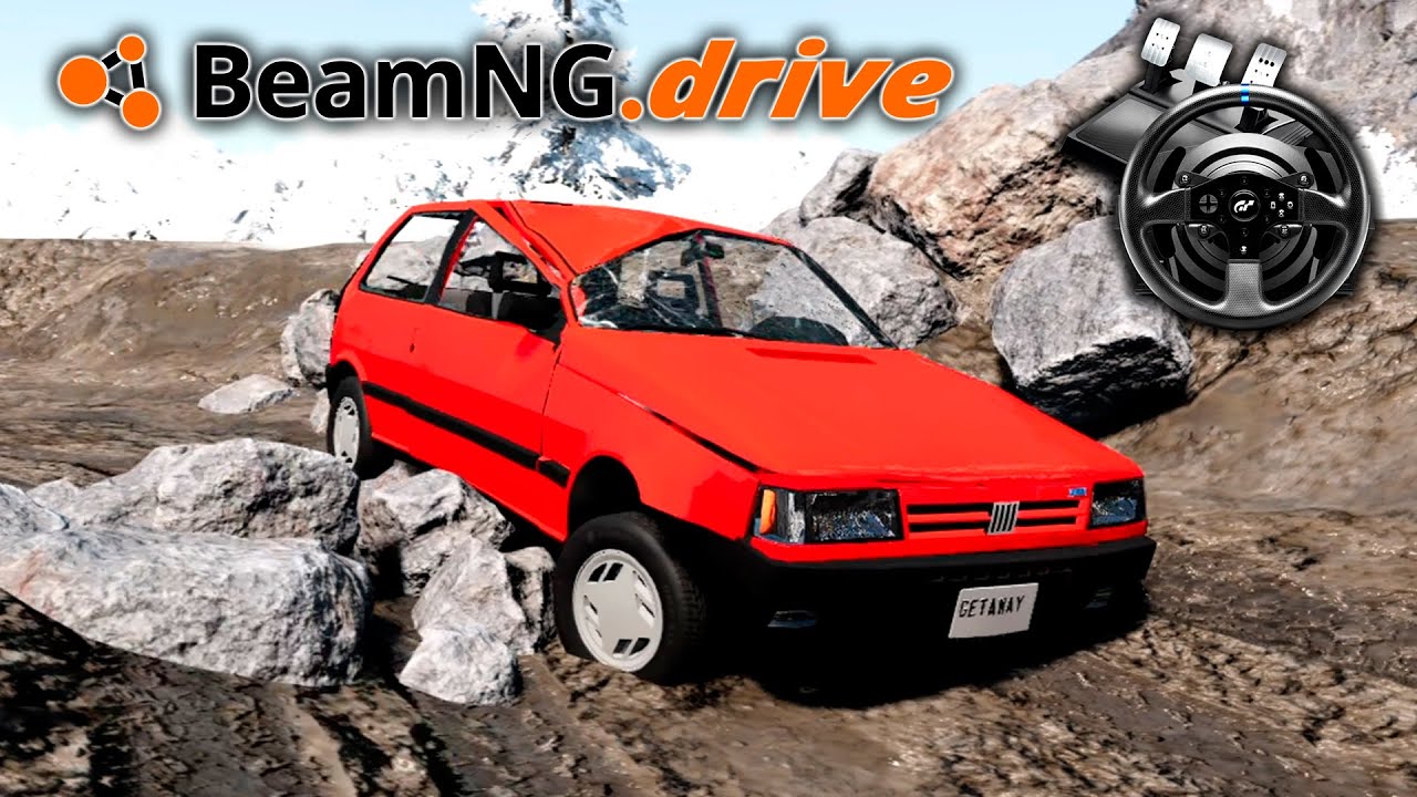 Fiat UNO no NOVO MAPA das ESTRADAS PERIGOSAS 2024! - BeamNG.drive