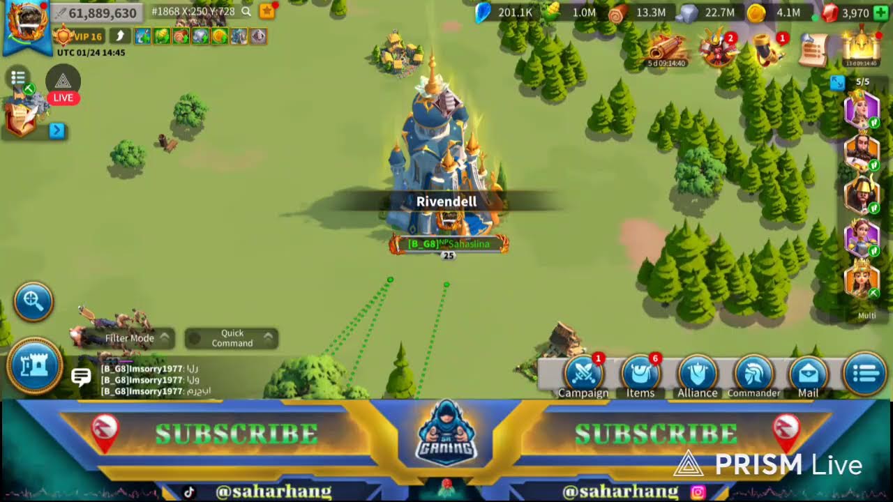 Rise of Kingdoms Live Gameplay! 