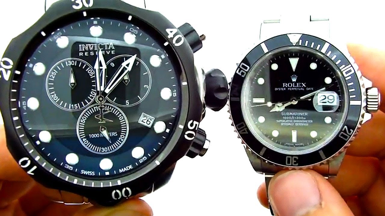 ROLEX Submariner 16610 VS. INVICTA Subaqua Venom 5727