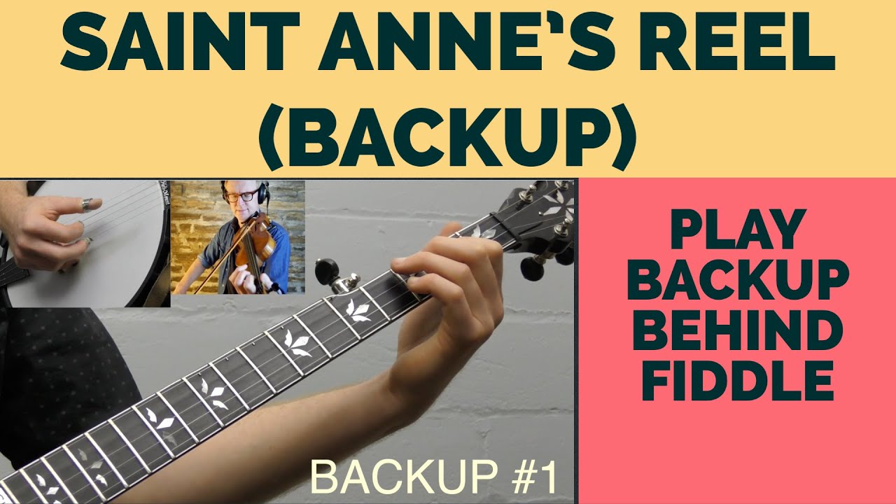 Saint Anne's Reel (Backup) | Beginner Bluegrass Banjo Lesson With Tab