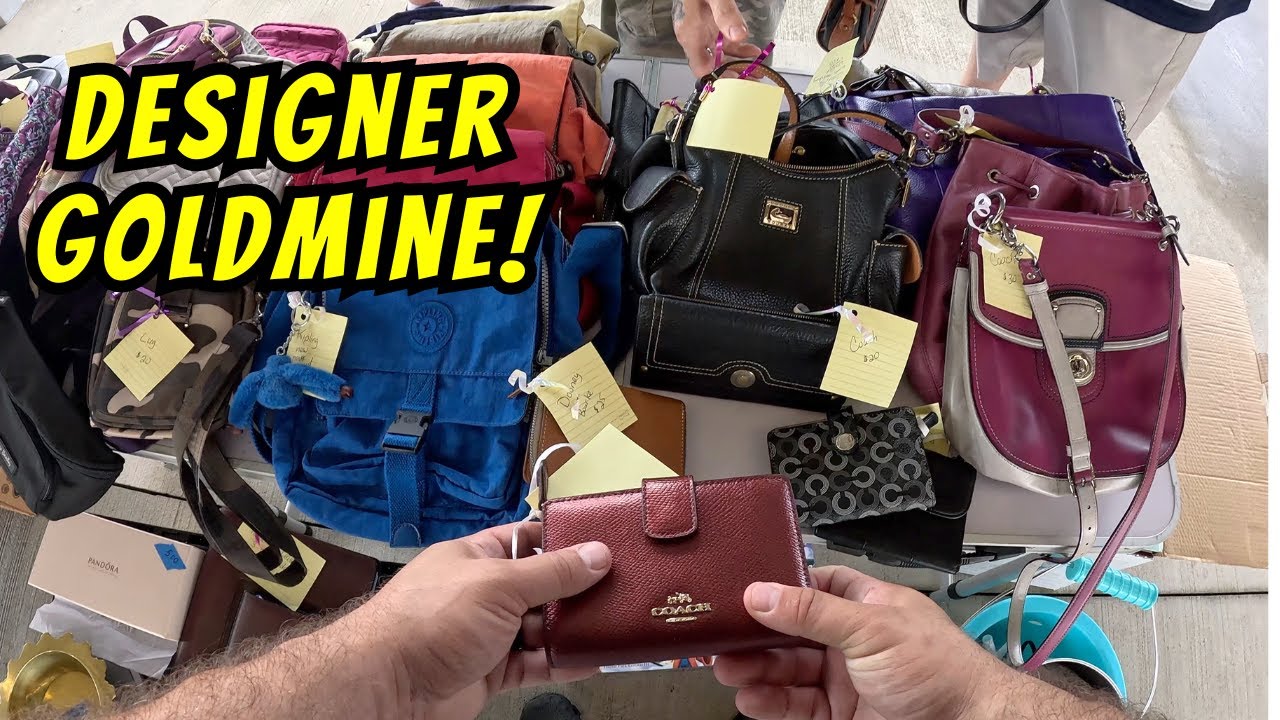 Designer Bag Heaven At The World's Largest Garage Sale