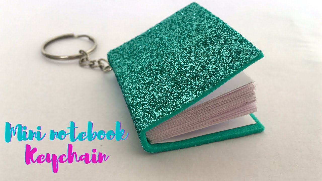 Mini notebook keychain | miniature book keychain | Back to school supplies