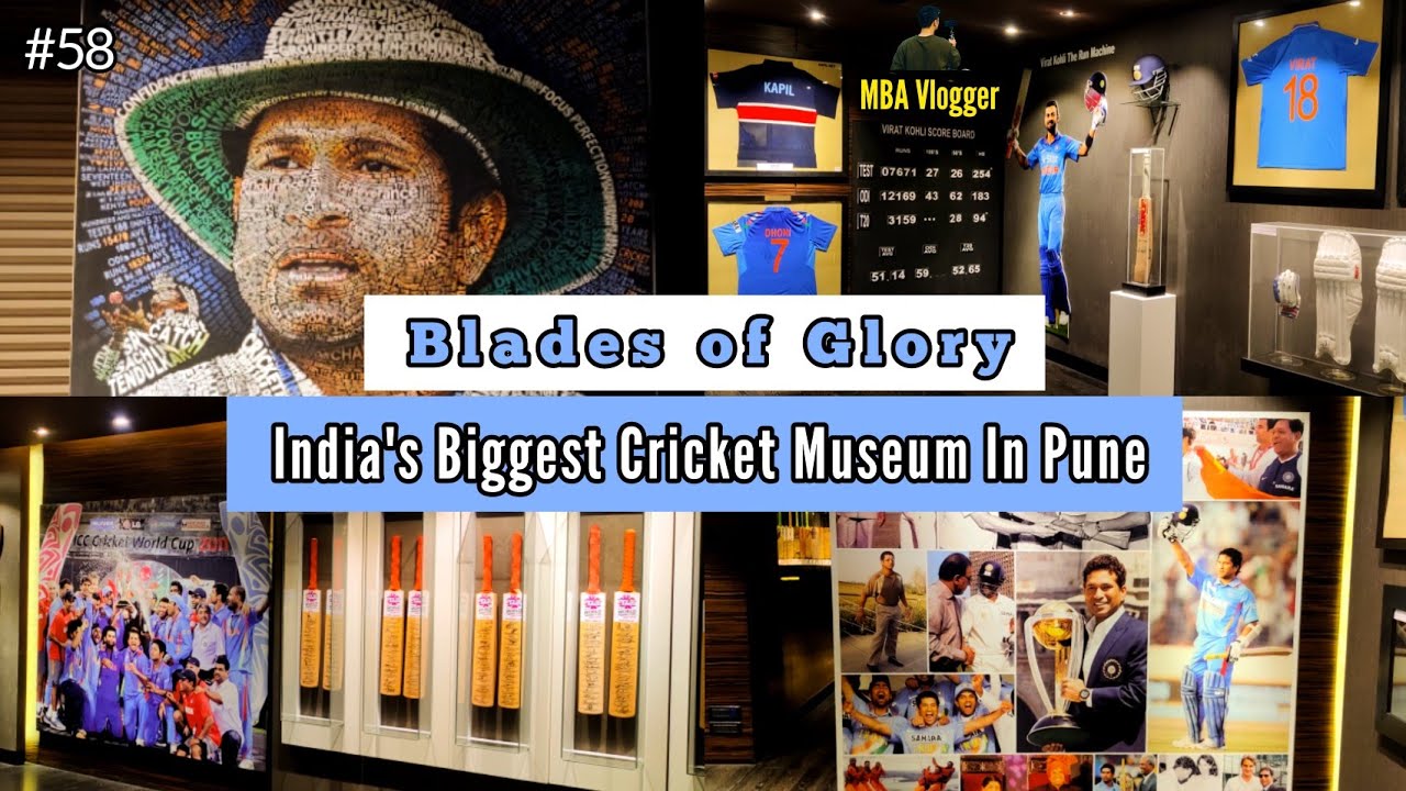 Blades of Glory | India's Biggest Cricket Museum Pune 😍