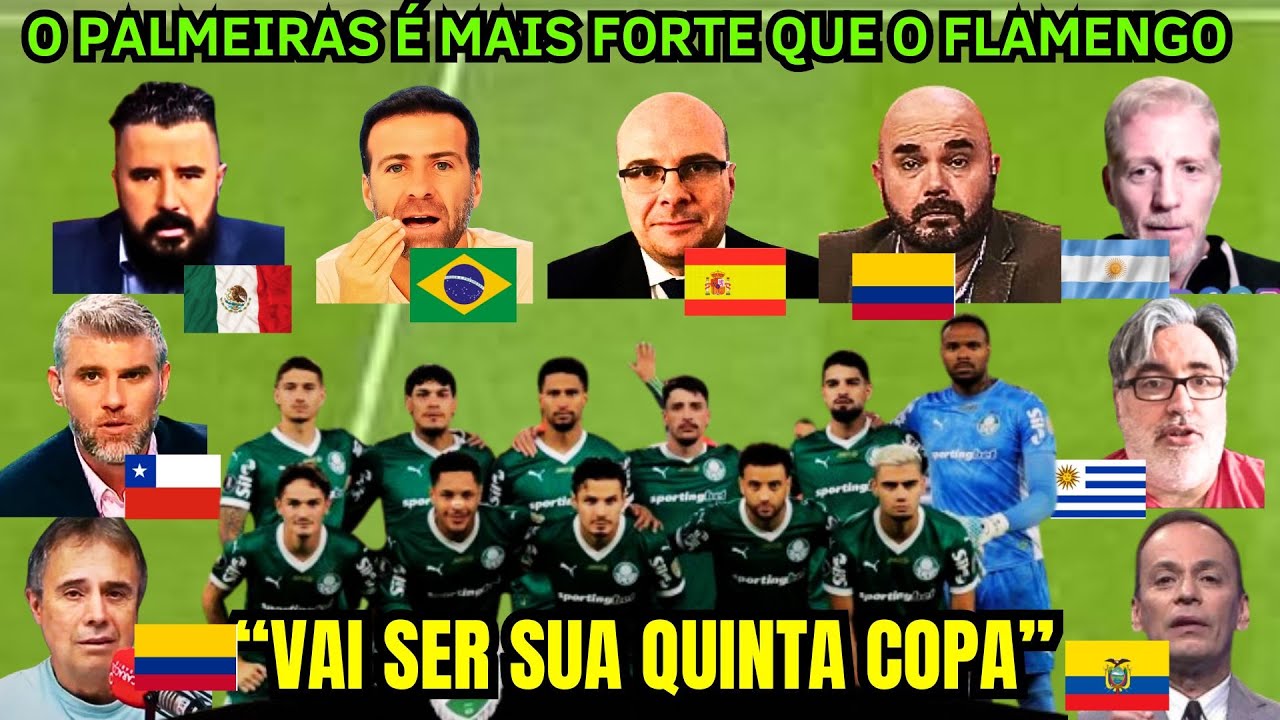 IMPRENSA INTERNACIONAL EM CHOQUE APÓS VIRADA BRUTAL DO PALMEIRAS CONTRA A LDU: 4 A 0!