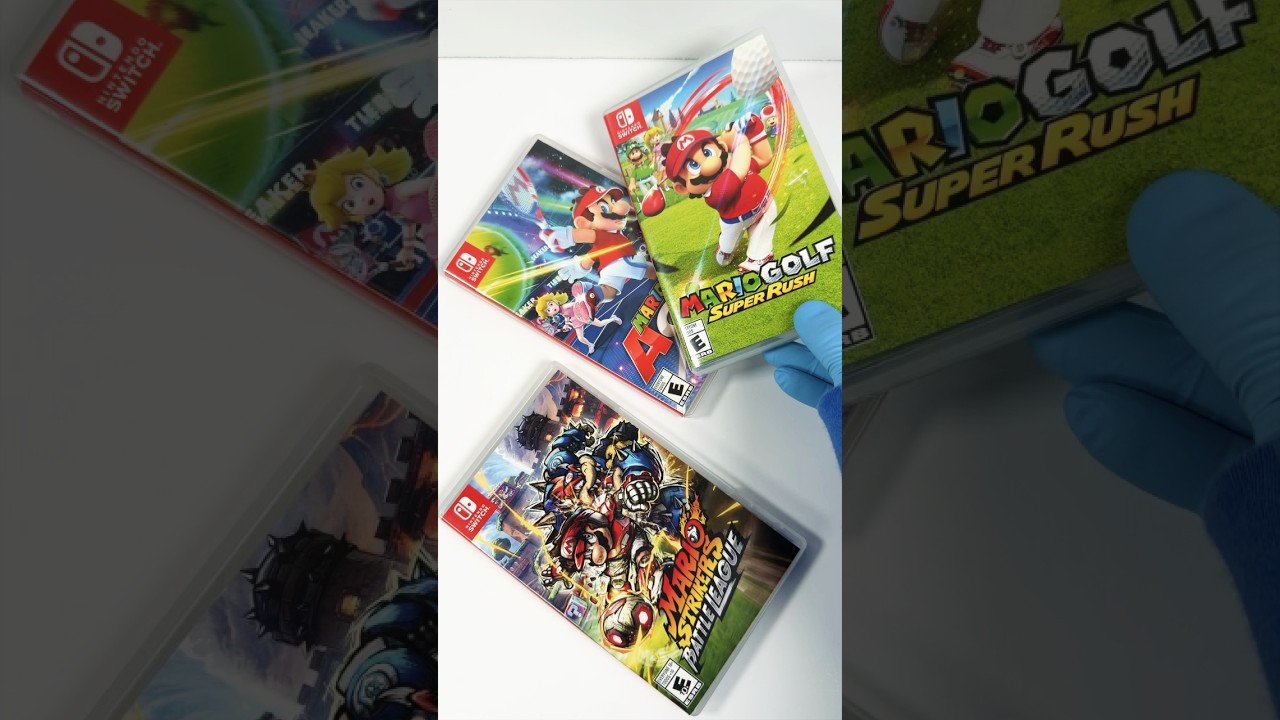 Для Nintendo Switch вышли три спортивные игры про Марио 