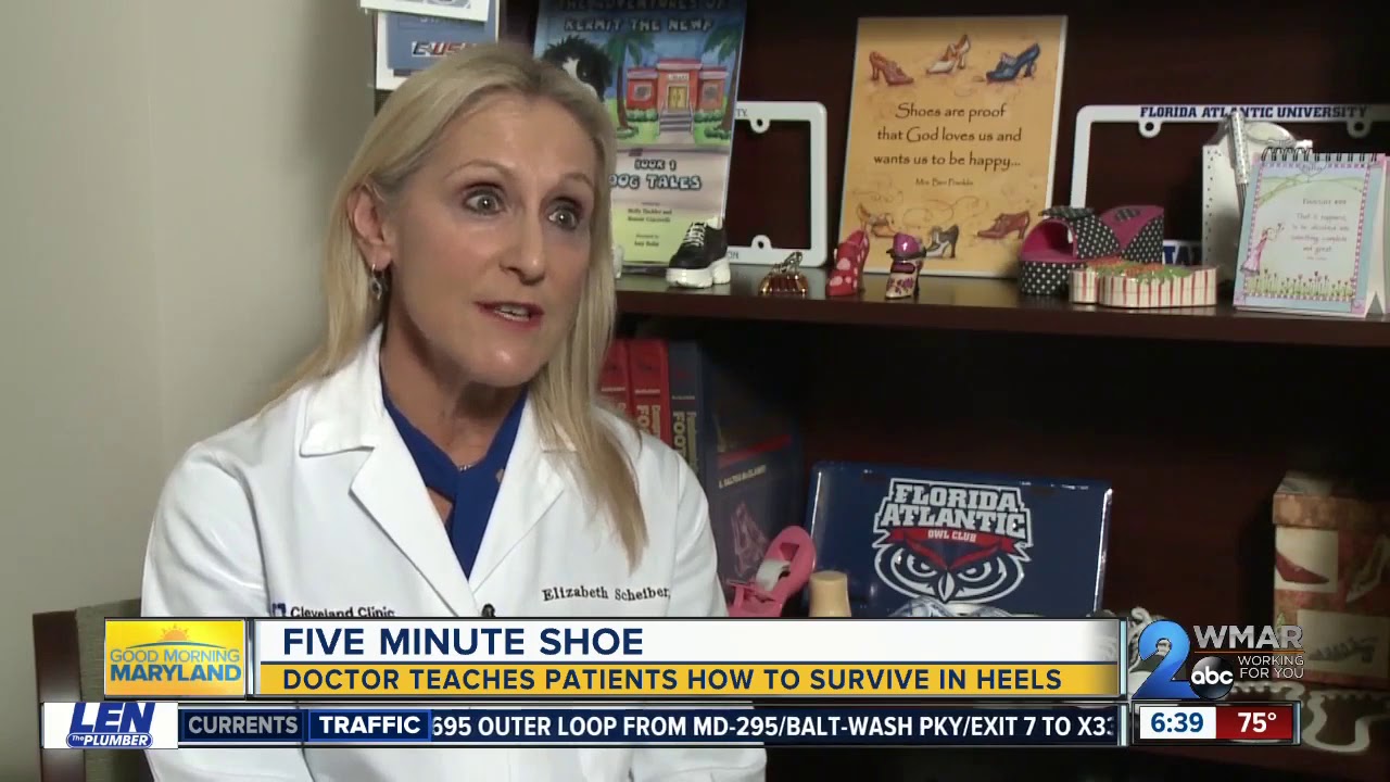 Doctor teaches patients how to survive in high heels