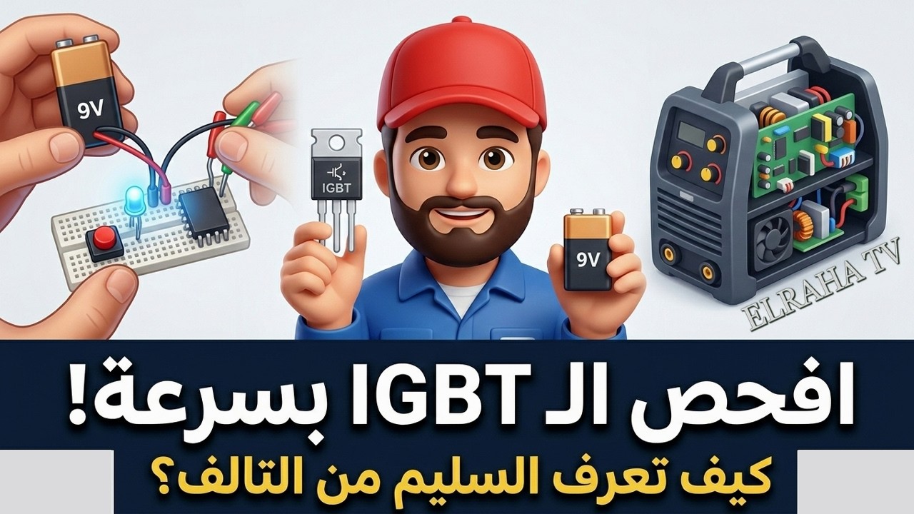 اصنعه بنفسك أبسط تستر IGBT والـ MOSFET في العالم بمكونات من الخردة!
