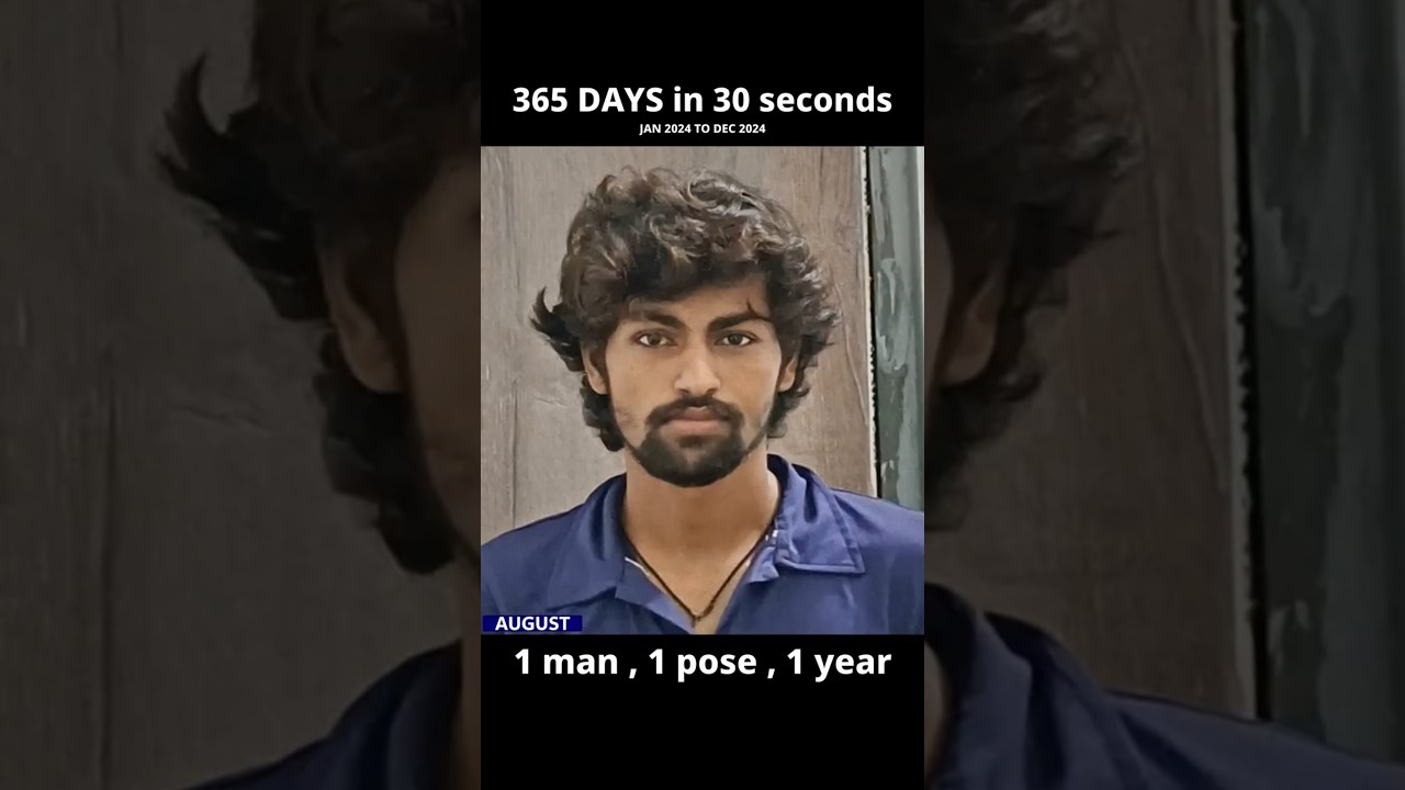 Same pose for 1 year #transformation  #agelapse #facetransformation  #viip #creative_viip