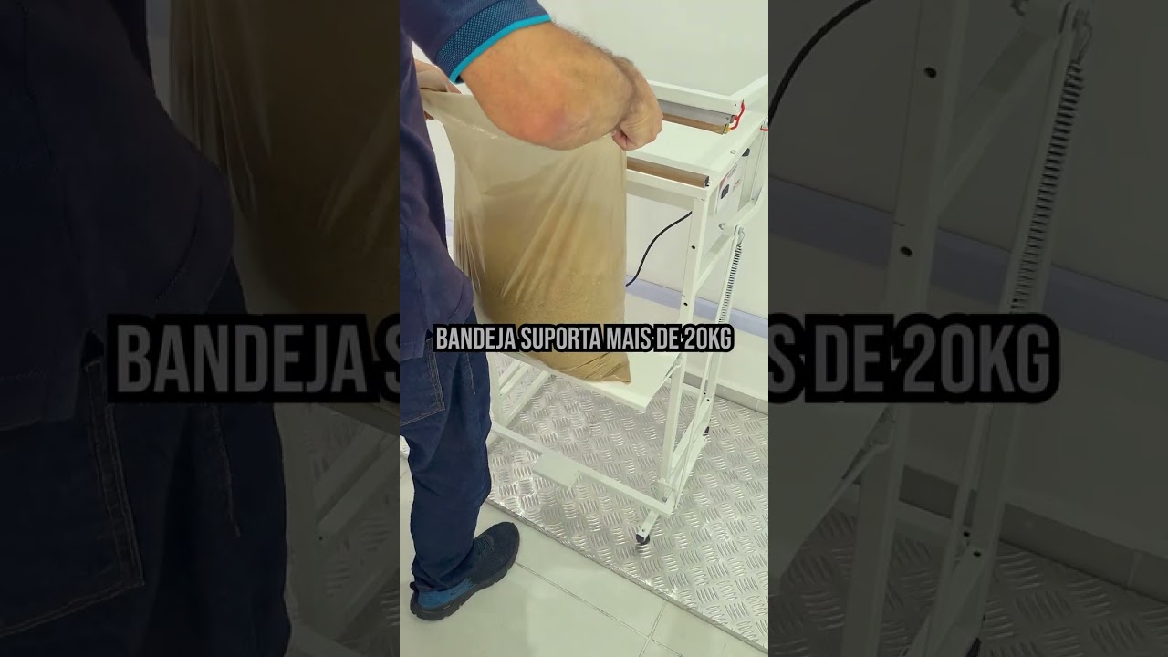 Máquina Seladora para Gelo Areia Pedra e Plásticos Grossos